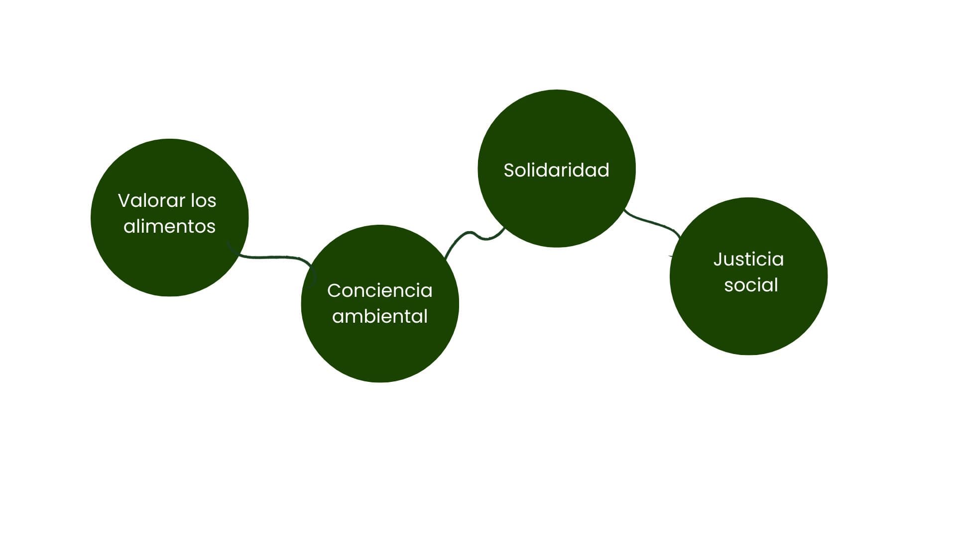 mapa conceptual que muestra cada valor de la
                        empresa